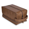 2 Compartment - Leather Toiletry Bag For Men